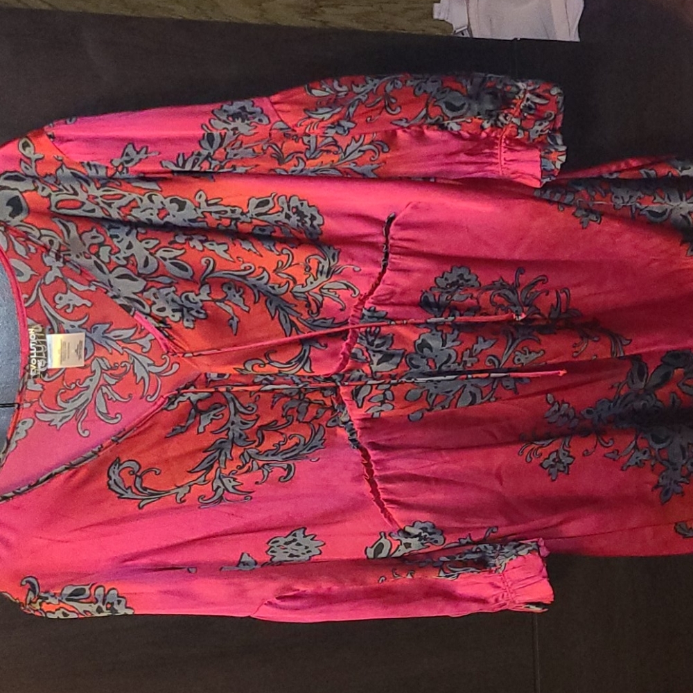 Silk patterned blouse